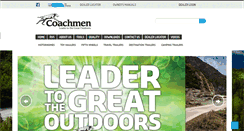 Desktop Screenshot of coachmenrv.com