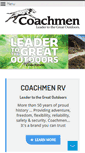 Mobile Screenshot of coachmenrv.com